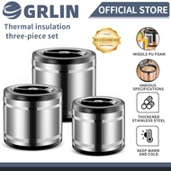 3pcs Set Food insulation box Food Warmer Thermal Insulated Hot Pot Ramadan Event Lunch Box For We