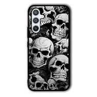 Case Casing Softcase Custom Samsung Galaxy A56 A36 A16 A55 A54 A35 A34 A25 A24 A73 A72 Skull FR0134