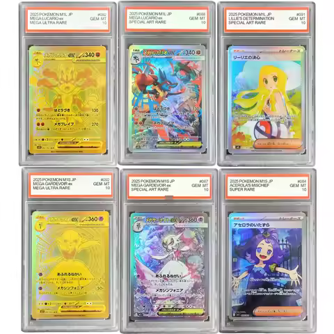 DIY 2025 POKEMON JAPANESE M1S M1L MEGA BRAVE SYMPHONIA #092 #091 MEGA LUCARIO GARDEVOIR EX ULTRA RAR