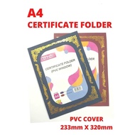 A4 CERTIFICATE FOLDER ( PVC COVER WINDOW) / KAD SIJIL A4 / SIJIL FILE A4