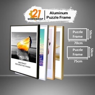 21Workshop Aluminum Alloy Puzzle Frame 1000PCS Jigsaw Puzzle Wall Frame 75x50cm 70x50cm / 1000 Piece