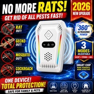 3 Modes Ultrasonic Pest Repeller Smart Frequency Anti Rat Cockroach Mosquito Gecko Repellent