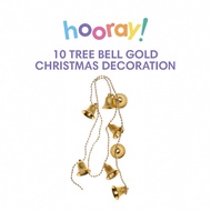 HOORAY XMAS TREE TWIRL/10 TREE BELL GOLD DECORATION TREE (1 PC) CX163