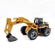匯納玩具1530六通道合金挖掘機2.4G無線遙控玩具挖土機模型工程車