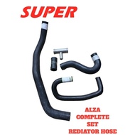 PERODUA ALZA 1.5 RADIATOR HOSE、BY PASS HOSE、WATER PUMP PIPE COMPLETE SET