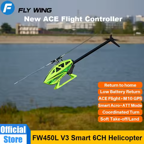 FLY WING FW450 V3 RC Helicopters ACE Flight Control 6CH 3D Auto Acrobatics GPS Altitude Hold FLYWING