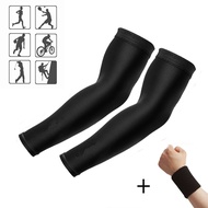 2 Pieces Sports Arm Sleeves, Arm Cooling Sun Sleeves UV Protection Sunblock Cover Up