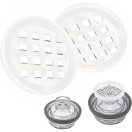 TEYOUYI 2 unit Ice Strainer Blocker untuk YETI Rambler Bottle Chug Cap-mencegah Cubed menembusi atau