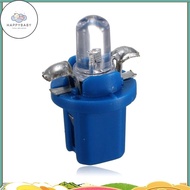 HB  10Pcs LED Bulb Meter Dash B8-5D T5 Lamp with Holder Blue Tuning Auto Car Light