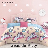 100% AKEMI HELLO KITTY FITTED BEDSHEET SET 510TCA Akemi Hello Kitty 床单套装