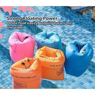 Free pump！1 Pair Inflatable Arm Float Swim Arm Ring Kids Float Swimming Baby Safety Aids Pelampung L