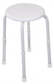 愛意達 - 可調高圓型沐浴椅（白色）