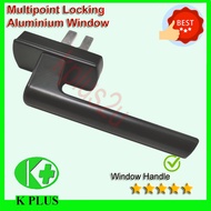 Window Handle Multipoint Window Handle 358 Black Handel Tingkap Aluminium Window Handle 铝窗拉手把手 Window Lock Multipoint