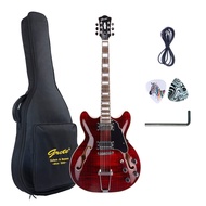 GROTE 335 Style Semi-Hollow Body Jazz Electric Guitar