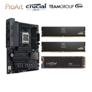 【救贖】華碩 PROART B650-CREATOR+美光 Crucial T500 4TB+十銓 T-CREATE EXPERT DDR5-6000 16G*2(黑)