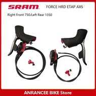 SRAM FORCE HRD ETAP AXS ก้ามเบรกจักรยานเปลี่ยนเกียร์จักรยานระบบเบรคหน้าขวา750มม. ซ้ายหลัง1350มม. สำห