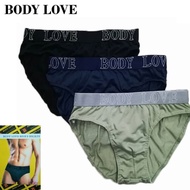 3pcs Set Body Love Men Underwear Briefs Innerwear