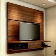 TV Cabinet 7 Ft Wall Mounted with 2 Rack and Drawer