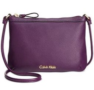 Calvin Klein H3DEA1KF 紫色 荔枝皮 肩背/斜背包