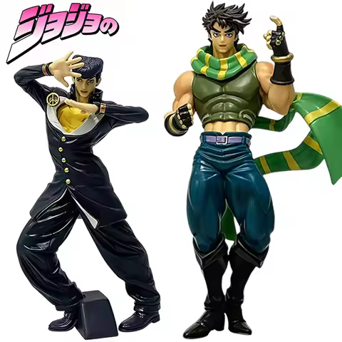 19cm Anime Jojo Bizarre Adventure Figures-Joseph Joestar Desk Decoration Statue Collection Model Dol