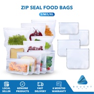 Reusable Food Bag – Vegetable & Fruit Preservation Press-Seal Refrigerator Storage Plastic Bag