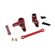 Modified Metal Steering Unit Replacement Parts for MJX 1/10 10210 10208V2 RC Car
