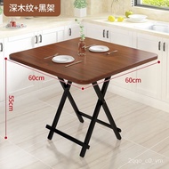 【TikTok】#Folding Table Dining Table Foldable Household Dining Table Simple Portable Rental Square Small Apartment Simple