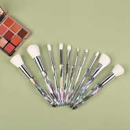 Brush Blush Makeup New Style Diamond Handle 10 Eyeshadow Set Wholesale Tool Makeup Transparent Beaut