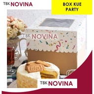 TALL CAKE BOX PARTY CAKE BOX/ BIRTHDAY CAKE BOX TART