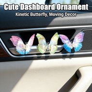 Ornament Car Dashboard Console Butterfly Cute Decor Moving Car Accessories Unique Kinetic Mesmerizin