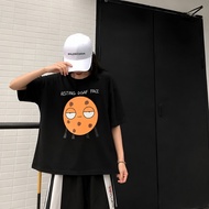 Resting DGAF Face Funny Cartoon Graphic Premium Cotton T-Shirt Unisex Casual Fashion Streetwear Shor