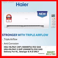 ✆▪Haier 2HP HSU-18LPA21/ 2.5HP HSU-25LPA21 R32 Aircond Air Conditioner with Ionizer Turbo Cool Function