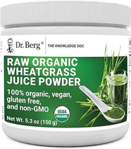 ▶$1 Shop Coupon◀  Dr. Berg s Wheatgrass erfood Powder - Raw Juice Organic Ultra-Concentrated Rich in