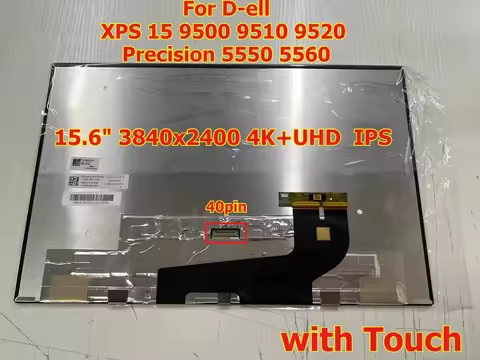 15.6" 0JNJY9 3840x2400 4K+UHD LCD Touch Screen IPS For XPS 15 9500 9510 9520 Precision 5550 5560 NC7