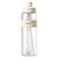 CMSH 可漾 夏日元氣 Tritan 一杯多飲 輕便隨身水壺  1個  800ml  雲朵白