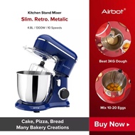 (Brand New Blue) Airbot Kitchen Stand Mixer Powerful Motor Stainless Steel Bowl KSM100