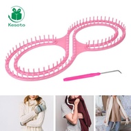 [Kesoto] 8 Shape Knitting Loom Kit DIY Lightweight Compact Crafts Versatile Knitting Board Scarf Loo