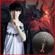SS12 LOL League of Legends Aatrox Necklace Fashionable Versatile Neck Chain Game Peripherals Jewelry
