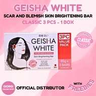 GEISHA WHITE SOAP | Classic | 3 pc Value Pack | Kojic Soap