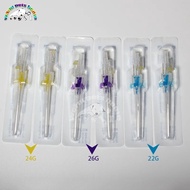 Disposable Dog Cat I. V. Cannula Animal Catheter Pet Catheters with Heparin Cap 22G 24G 26G Veterina