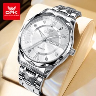 OPK jam tangan pria original asli terbaru 2024 kalender bercahaya jam tangan pria dewasa anti air ro