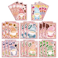 8PCS Cute Dwarf Collage, Scrap Book, Handbook Material, Desktop Decoration, Feel Free to Pair with W