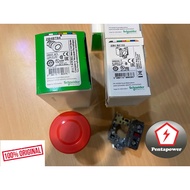 SCHNEIDER XB4BT842 ( ZB4BT84 + ZB4BZ102 ) XB4, Emergency stop switching off, metal, red mushroom Ø40