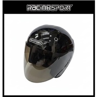 Racing Sport X Xdot Helmet Motorcycle Grayfosh G528 with Visor Sirim Approved JPJ Lulus Size 60cm