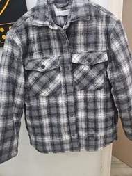 Zara 兒童格紋冬季外套