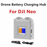Color Screen Battery Charger Hub For DJI Neo Two-Ways Battery Charger Case Fast Charging Case  For D