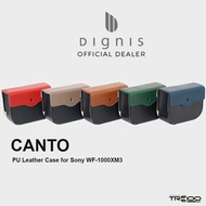 Dignis Canto PU Leather Case for Sony WF-1000XM3