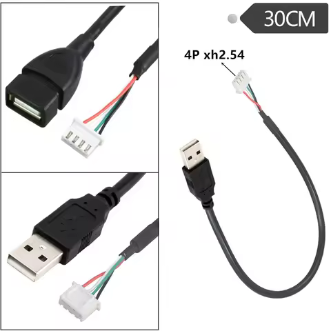 USB to 4P xh2.54 cable USB to 4P MX1.25 USB to PH2.0 USB USB2.0 Female/ Male Cable USB to Dupont 4 p