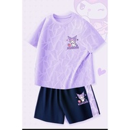Kid's fashion Sanrio Kuromi cute girl casual outfit