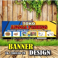PERALATAN Fishing Equipment Sales Banner, Fishing Equipment, Good